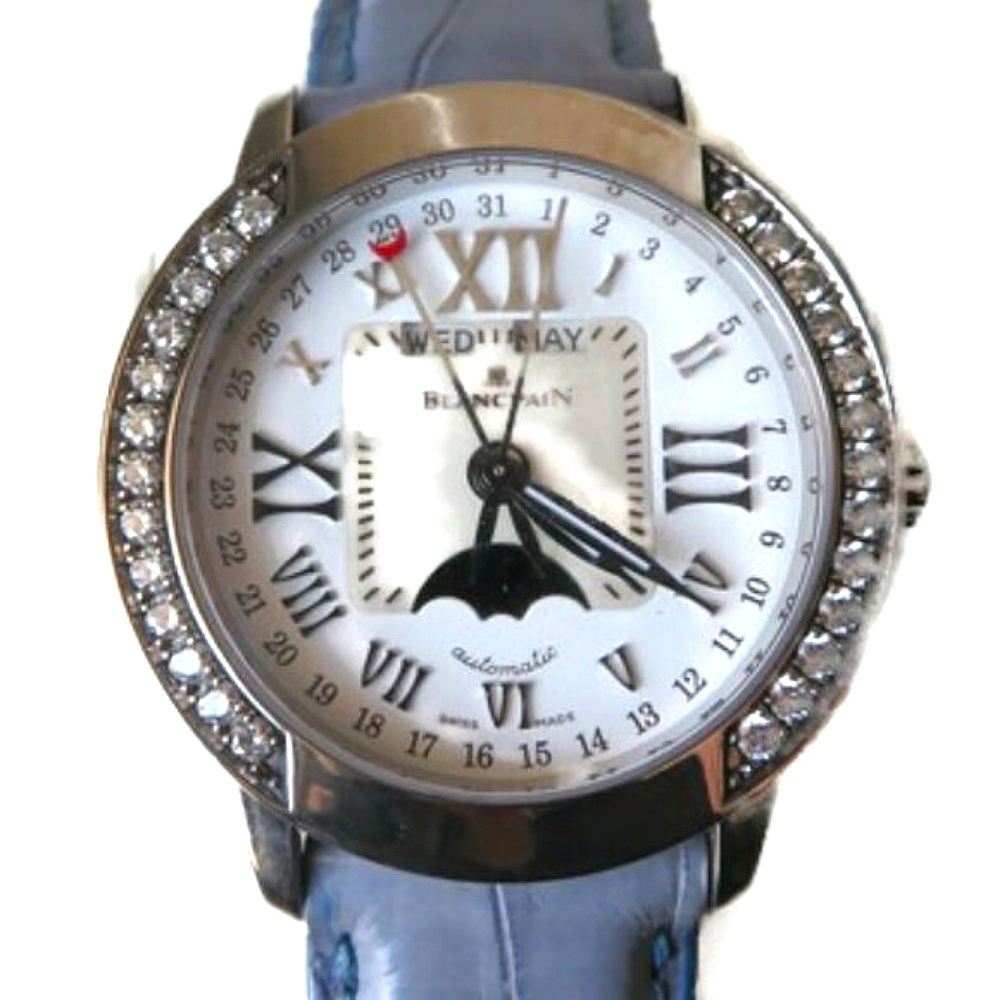 BLANCPAIN Ladies Villeret Watch 18K White Gold Diamonds Automatic